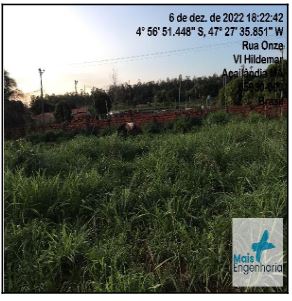 RUA PROJETADA I, N. SN, LT 005B, QD 005, AR B, 3KM MD BR 222