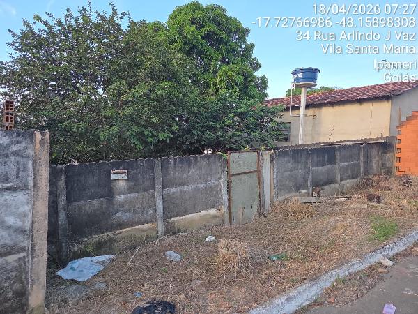 QUADRA 06, N. SN, LT 03A RUA ARLINDO GERONIMO VAZ